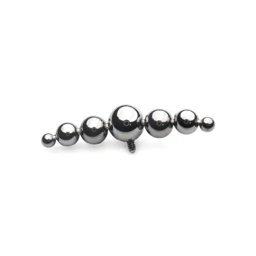 [E6-ns_embout_int-P086-09] Embout Piercing - Titane F136 Gamme Hand Ink - Embout 86 avec pas de vis interne 0,9 mm pour piercing 1,2 mm fashion perles*