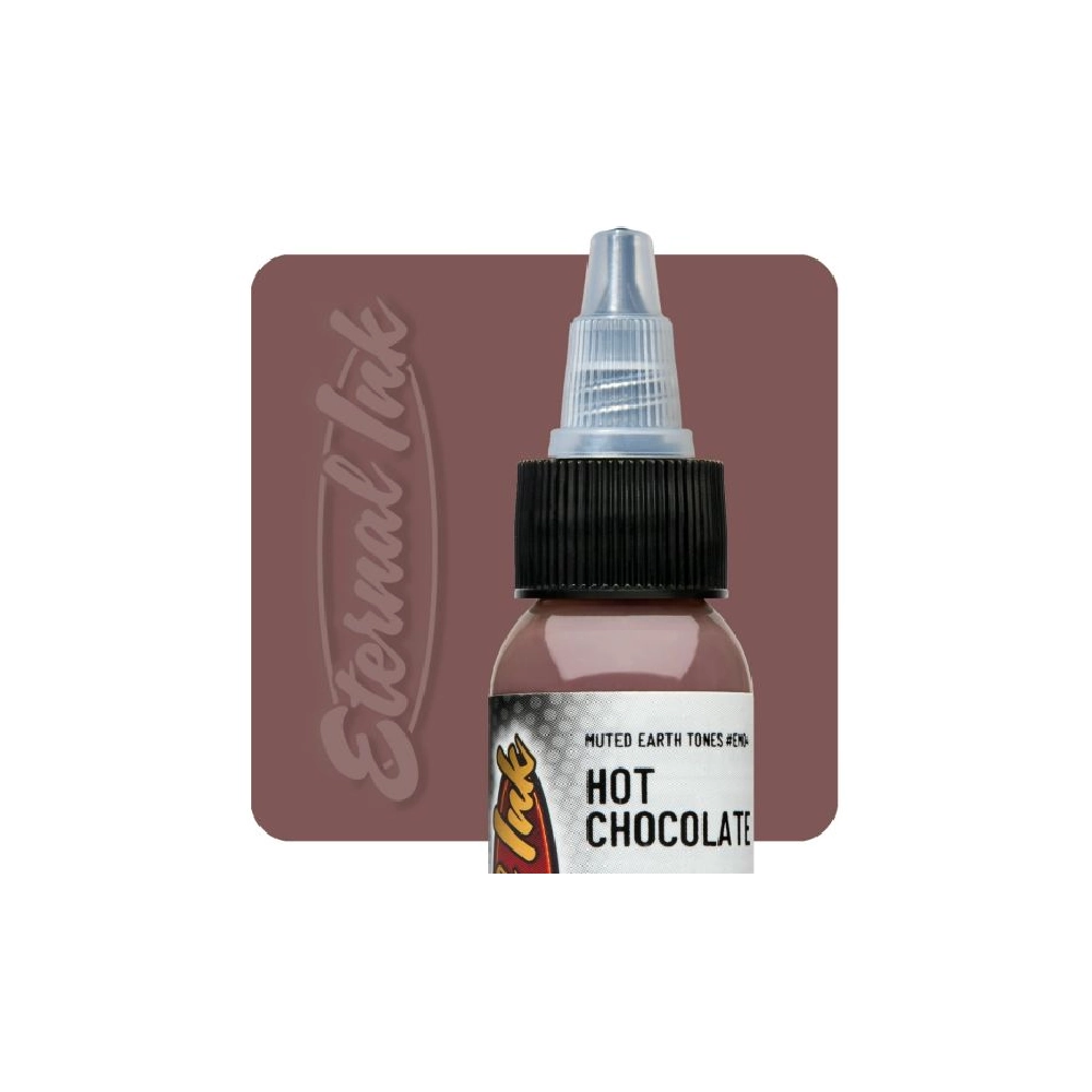 [b_eternal_muted_earthtone_hot_chocolate] Eternal Ink Muted Earthtone Hot Chocolate - Encre artistique pour entraînement tatouage NON REACH