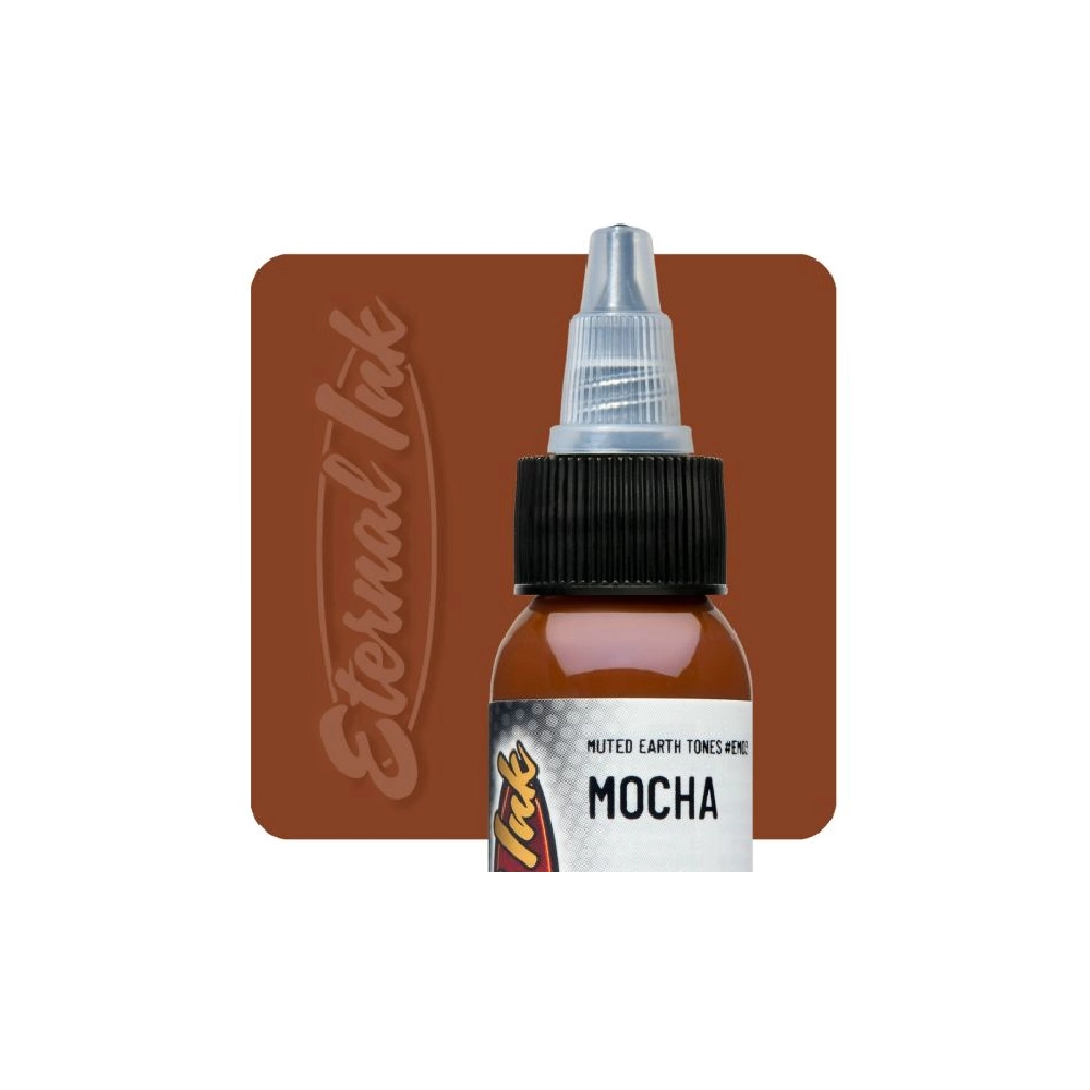 [b_eternal_muted_earthtone_mocha] Eternal Ink Muted Earthtone Mocha - Encre artistique pour entraînement tatouage NON REACH