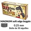 PINUP AIGUILLES MAGNUM SOFT EDGE BUGPIN 0.25MM