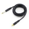 CABLE SILICONE RCA + JACK DROIT