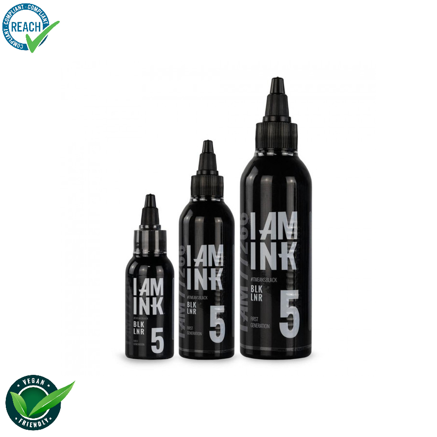 I Am Ink #5 Black Liner - Mélange pour le tatouage encre REACH