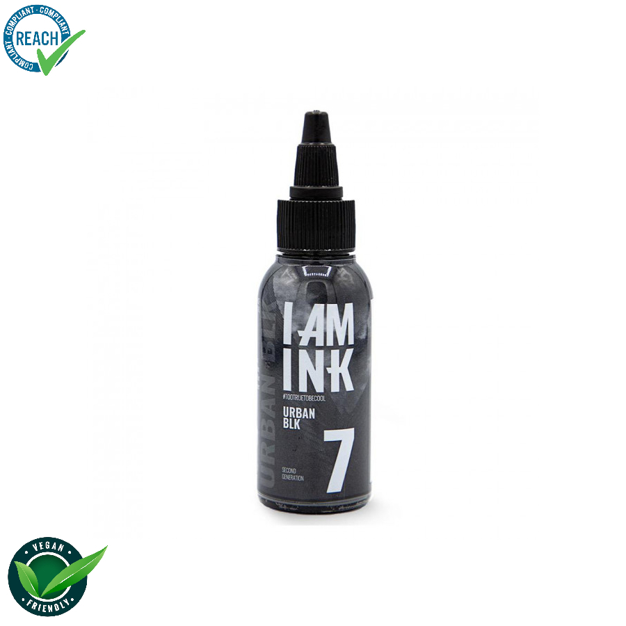 I Am Ink #7 Urban Black - Mélange pour le tatouage encre REACH