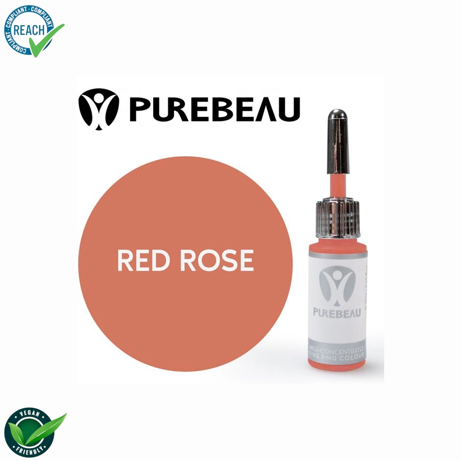 Purebeau Red Rose - Mélange pour maquillage permanent stérile