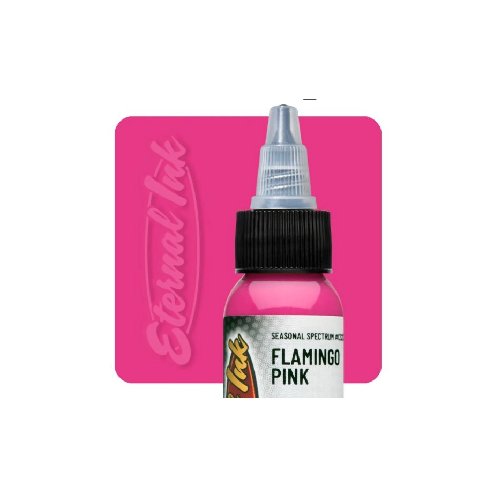 Eternal Ink Seasonal Spectrum Flamingo Pink – Encre artistique pour entrainement tatouage NON REACH