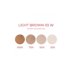 Artyst Eyes Pigment Light Brown 03 W - Mélange pour le maquillage permanent pigment REACH 10ml