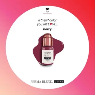Perma Blend Luxe Berry V2 - Mélange pour le maquillage permanent pigment REACH 15ml
