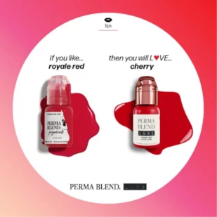 Perma Blend Luxe Cherry Red - Mélange pour le maquillage permanent pigment REACH 15ml