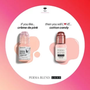 Perma Blend Luxe Cotton Candy V2 - Mélange pour le maquillage permanent pigment REACH 15ml