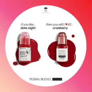 Perma Blend Luxe Cranberry - Mélange pour le maquillage permanent pigment REACH 15ml