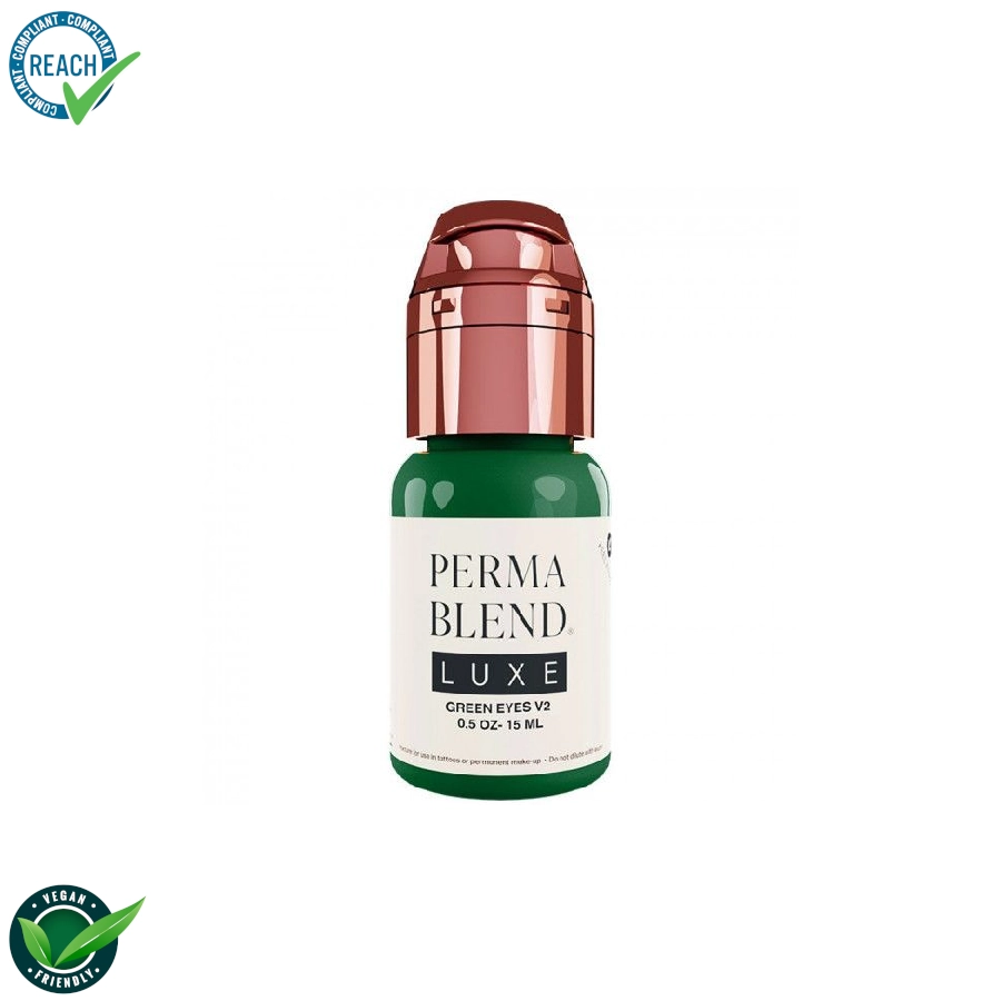 Perma Blend Luxe Green Eyes V2 – Mélange pour le maquillage permanent pigment REACH 15ml