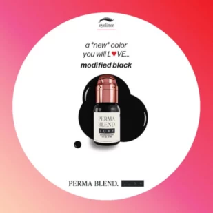 Perma Blend Luxe Modified Black - Mélange pour le maquillage permanent pigment REACH 15ml
