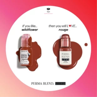 Perma Blend Luxe Rouge - Mélange pour le maquillage permanent pigment REACH 15ml