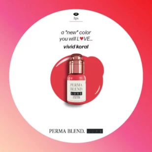 Perma Blend Luxe Vivid Koral - Mélange pour le maquillage permanent pigment REACH 15ml