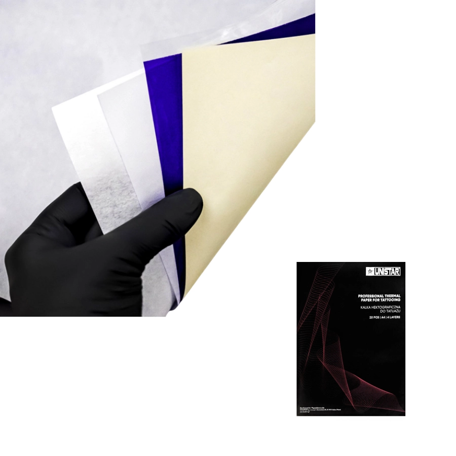 Papier Transfert Tatouage – Unistar thermal liasse copiante pour thermocopieur violet