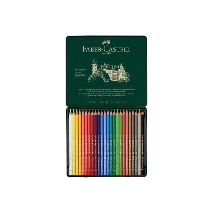 Crayon Couleur Tattoo – Boîte de 24 crayons couleur faber castell pour le dessin de tatouage