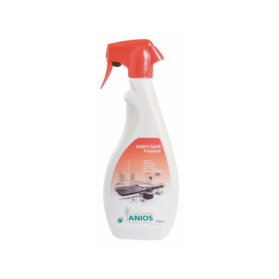 Spray Desinfectant Anios – Surfa’safe prenium spray désinfectant surfaces mobiliers de tatouage et piercing