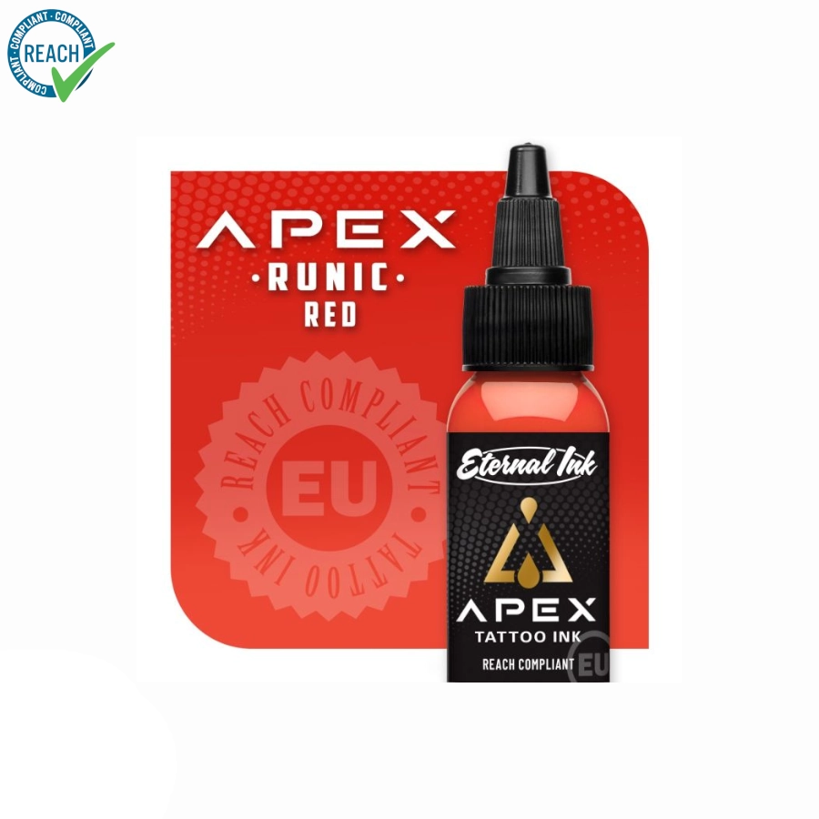 Encre Tattoo Rouge – Eternal Ink Apex Runic Red – Melange pour le tatouage encre REACH 30 ml