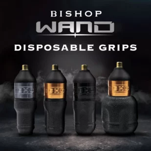 Grip Jetable Tattoo - Bishop Wand Disposable Grips - Manchon sterile jetable pour machine à tatouer wand pen